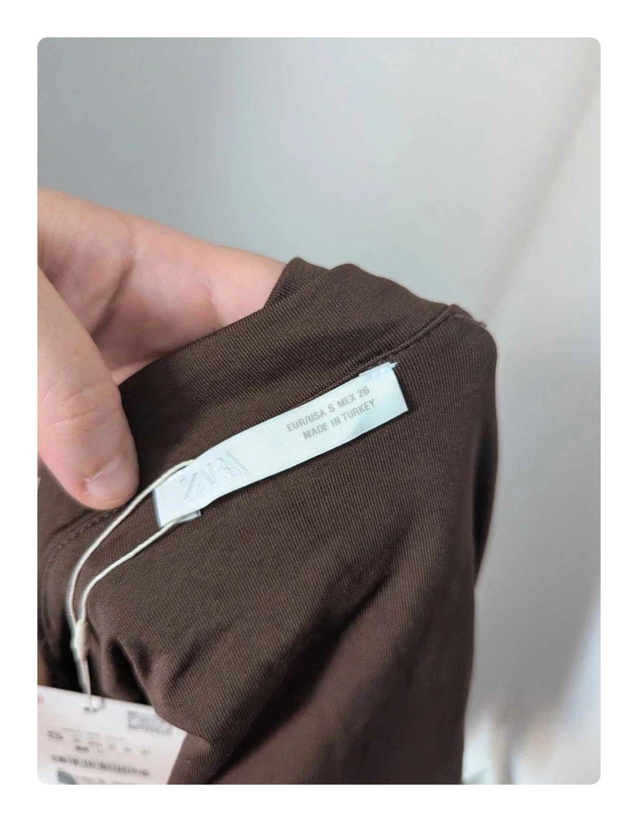 Body Marrón Froncé Col Halterneck Zara - Talla S - Nuevo con etiqueta – photo 10